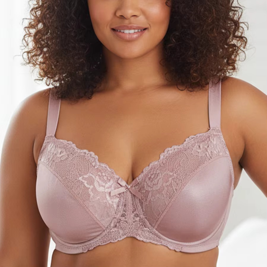 Plus Size Lace Minimizer Bra f - огляд і ціна Underwire Bra Padded