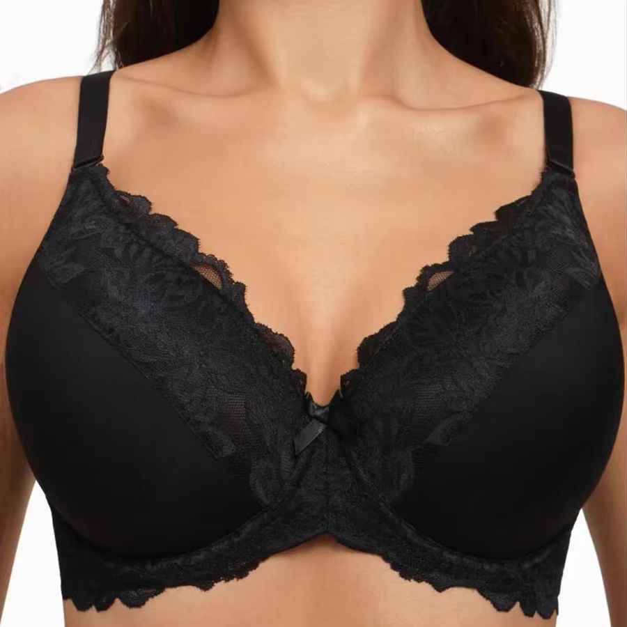 Plus Size Lace Minimizer Bra f - огляд і ціна Underwire Bra Padded