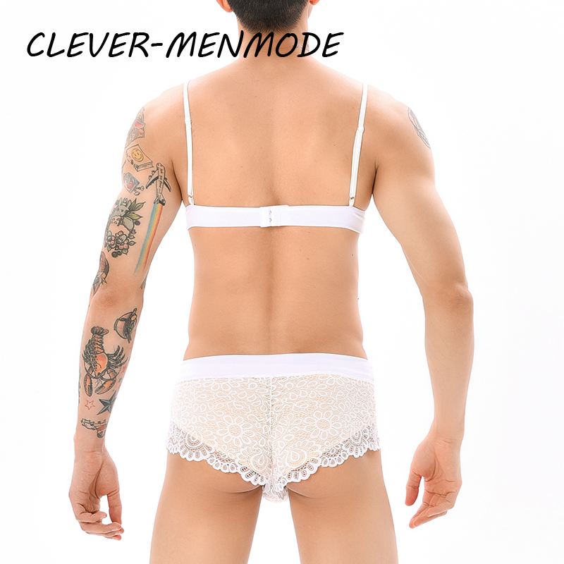 Men Sexy Crossdressing Erotic  - огляд і ціна Sheer Mesh Bra